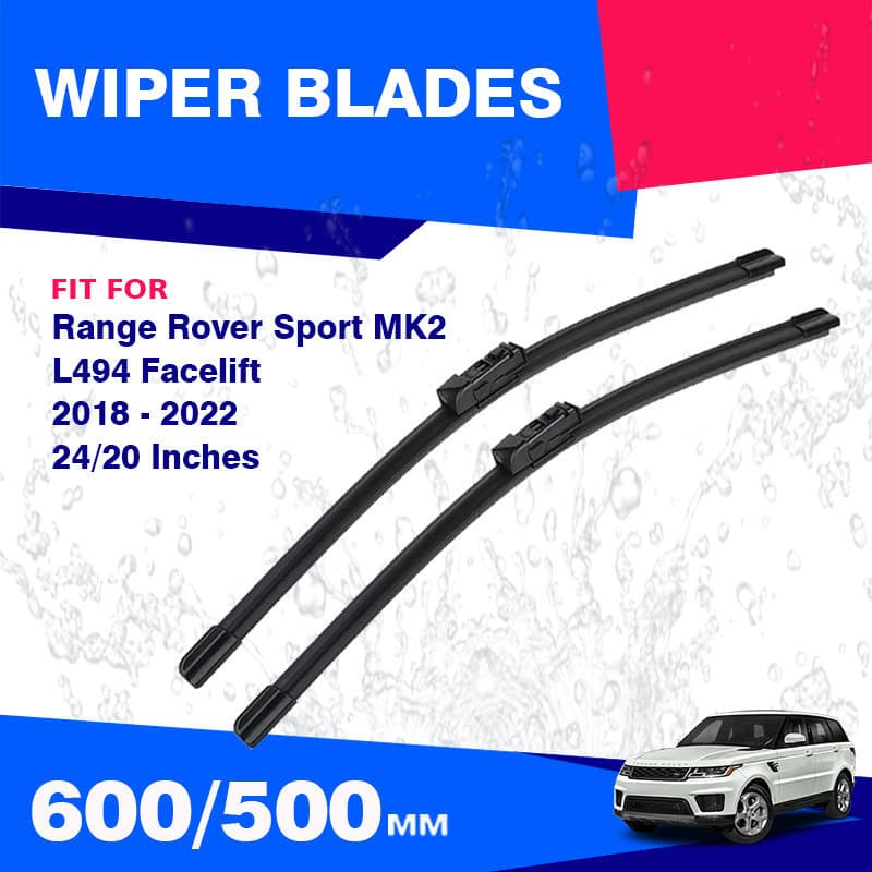 Conjunto De Lâminas De Limpador Dianteiro Para Range Rover Sport MK2 L494 Facelift 2018 2019 2020 2021 2022 Escovas Pára
