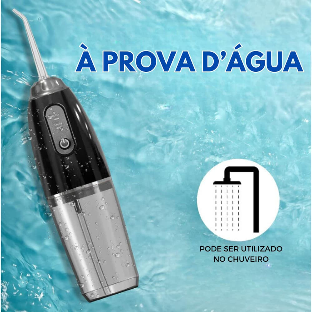 Irrigador Oral Sem Fio de Alta Performance - Limpeza Eficiente e Portátil com Bateria Durável