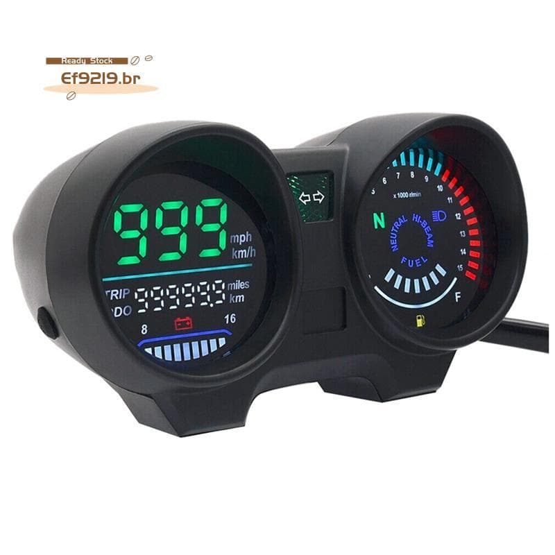 Velocímetro Digital Para Motocicleta , Painel Led , Tacômetro Brasileiro 150 Cg150 Fan150 2010 2012