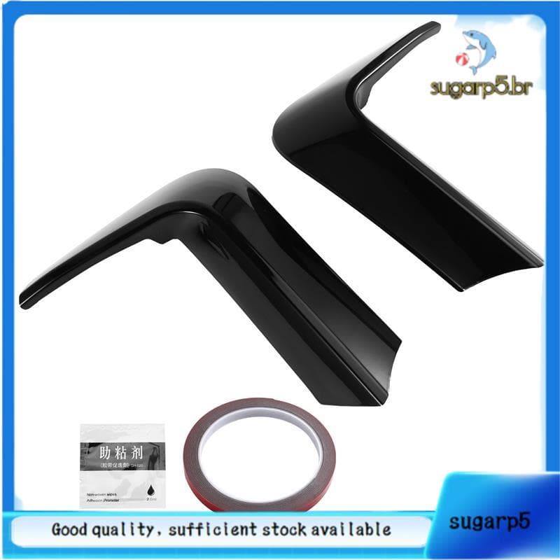 2 Pçs Amortecedor Traseiro Spoiler Divisores Para F80 F82 F83 M3 2014-2019 Divisor Aba Cupwings LHD