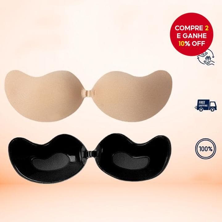 Capa De Mamilo Reutilizável Lavável Sem Costura Para Mulheres Fron t Fechamento Sutiã De Silicone Autoadesivo Push Up Al