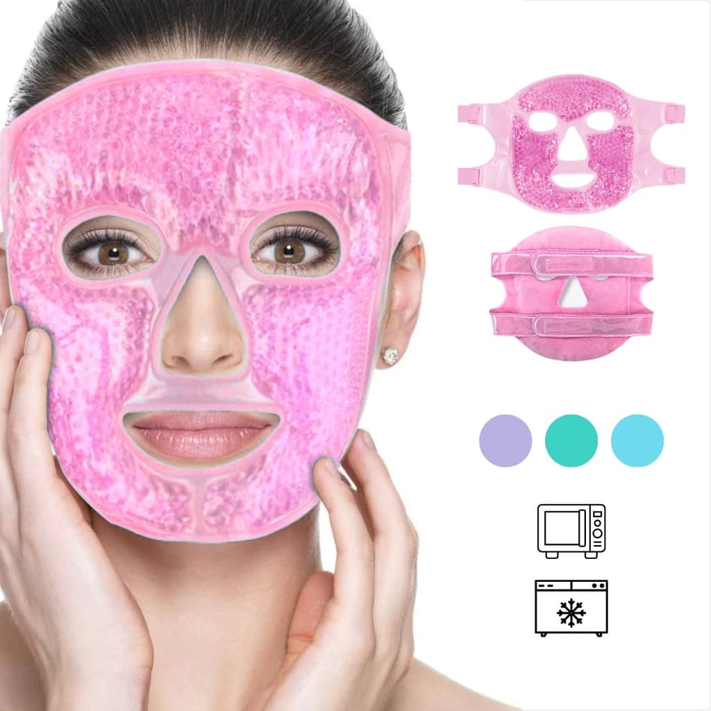 Mascara Facial Gel Compressa Termica Para Relaxamento E Circulacao Facial