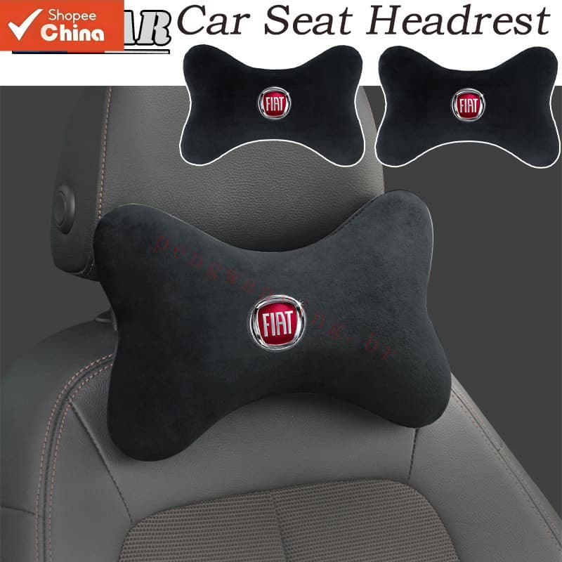 1/2 Peças Almofada de Pescoço para Encosto de Cabeça de Carro Fiat, Almofada de Segurança Universal para Argo 500 Str 1J