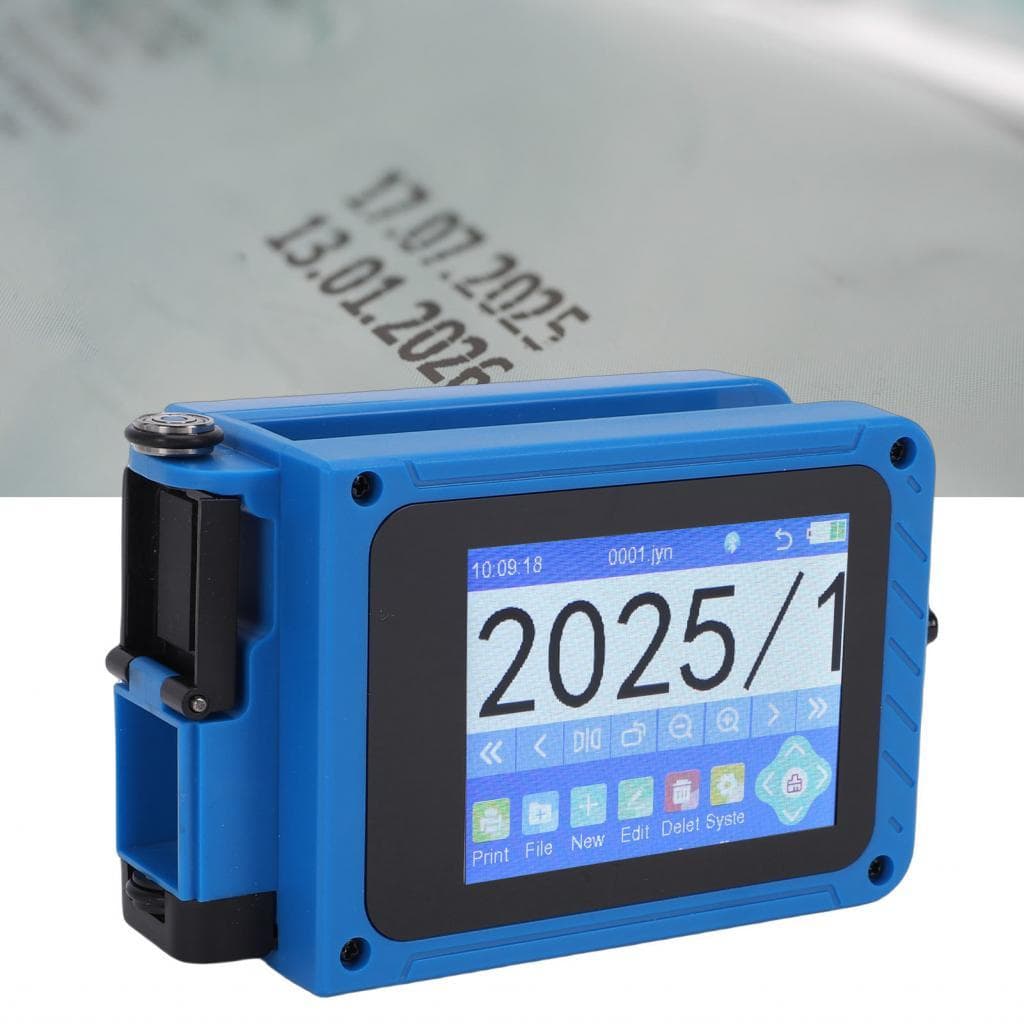 Homgeek-BR Impressora jato de tinta portátil 2-12,7 mm de altura de impressão HD Touch Screen Máquina de codificação