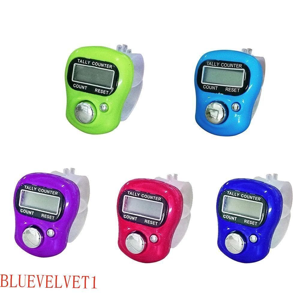 Contador De Contagem De Anel De Dedo BLUEVELVET1 , Linha De Tricô Eletrônico Digital , Mini Contadores De Curso Portátei