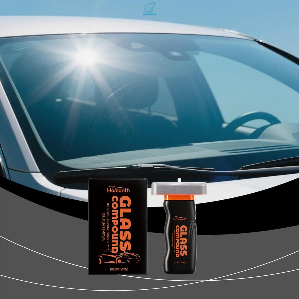 Escova De Filme De Óleo De Vidro Para Pára-Brisa De Carro-Ferramenta Antiembaçante Remoção De Manchas De Cabeça De Fibra