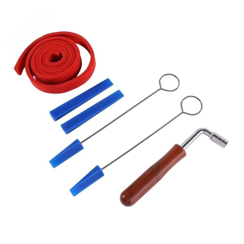 RUNSHANG 6/9Pcs Kit De Afinação De Piano , Afinador De Chave Conveniente Profissional , Conjunto De Martelo Mudo De Alav