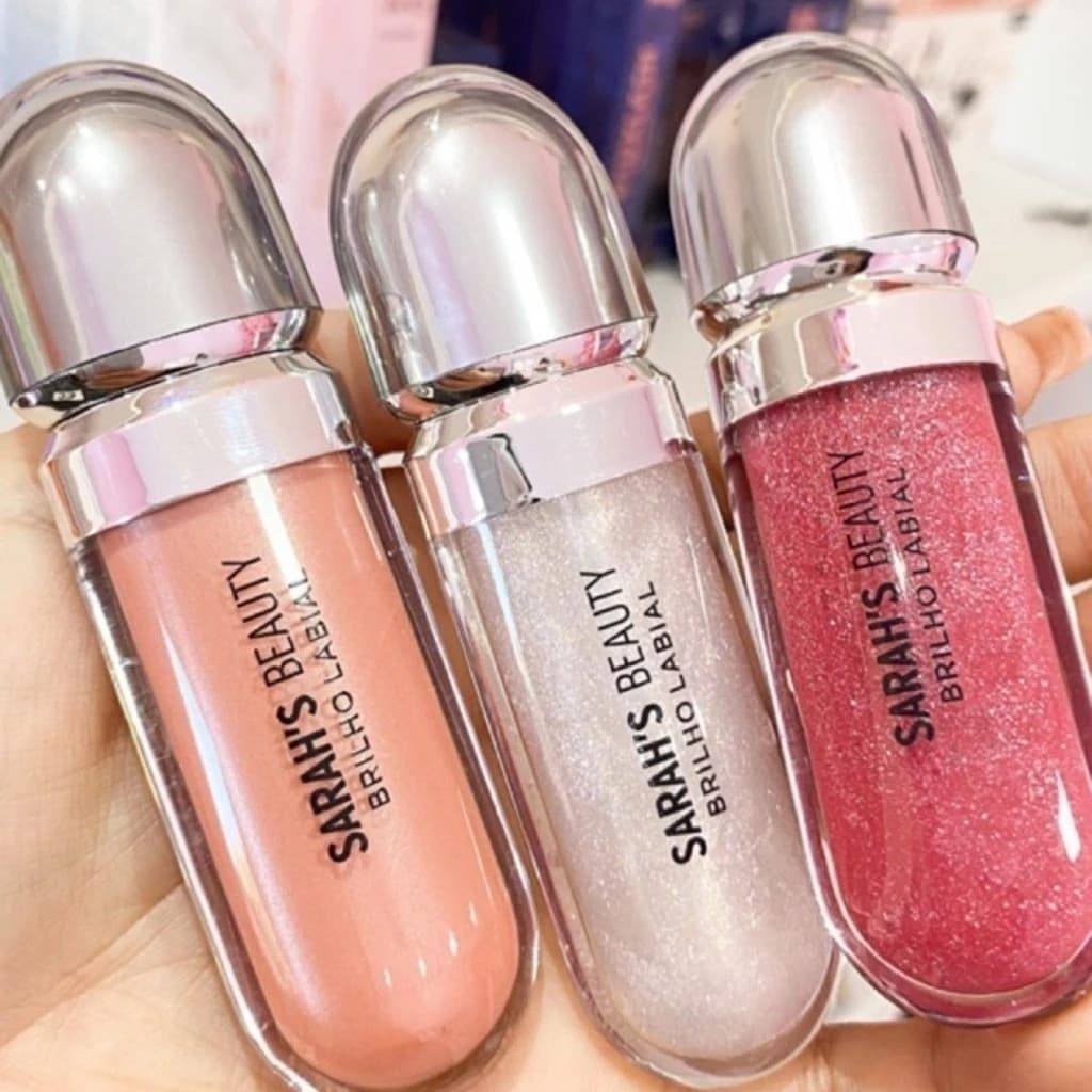 KIT 6/3 Gloss Labial Sara Sarah's Beauty brilho intenso o BEST Hot Sale