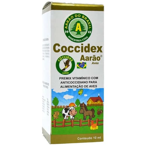 Coccidex Aarão 10ml - p/ Peito Seco em pássaros