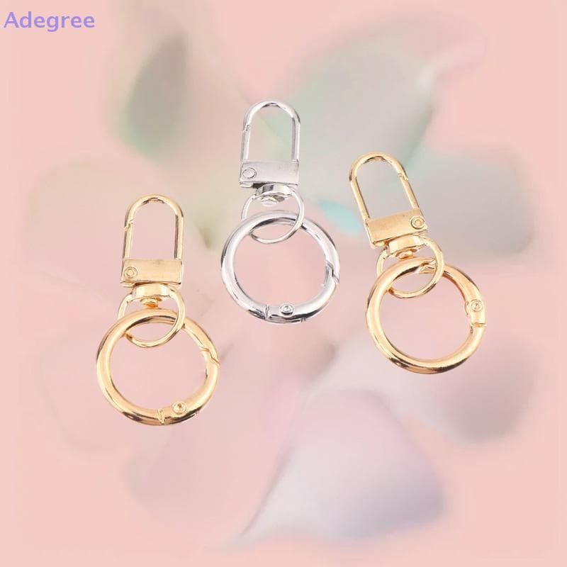 Adegree 2/4/8 Pçs Primavera Snap Fecho Ganchos Chaveiro DIY Jóias Fazendo Descobertas Para Saco Bule Suprimentos Novo