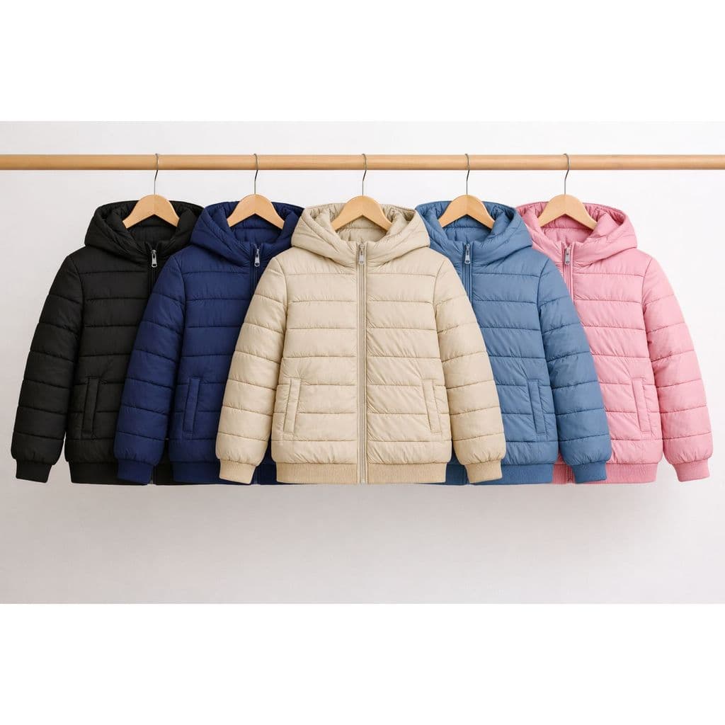 Jaqueta Bobojaco com ribana puffer Infantil Grosso especial pra frio com capuz Infantil e Juveil