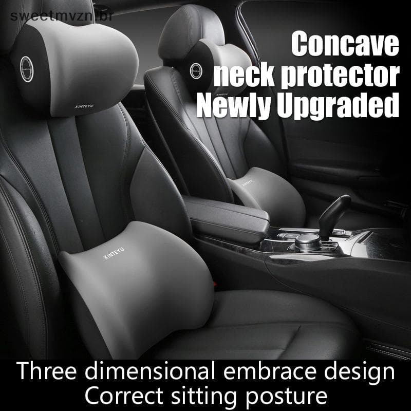 sweetmvzn Encosto De Cabeça Do Carro/Suporte Lombar Ne Travesseiro Almofada De Cintura Assento Motorista Barest Condução