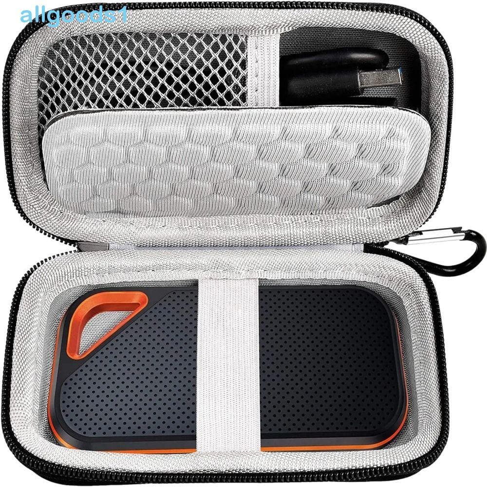 Caixa De Proteção De Disco Rígido ALLGOODS , Multifuncional À Prova De Choque Armazenamento De Cabo De Dados EVA