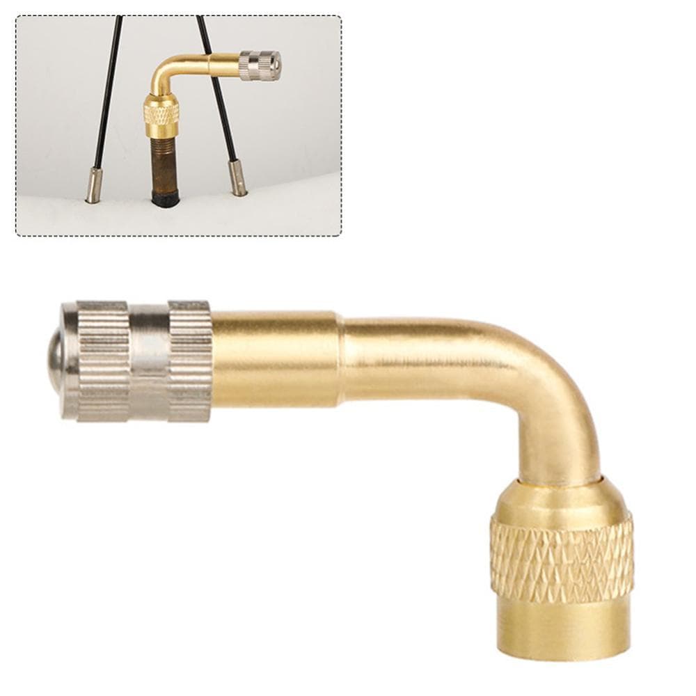 TKEY Adaptador De Válvula Dobrada Para Motocicleta , Ângulo De 90 Graus , Extensão De Tubo De Pneu Carro , Caminhão , Ac