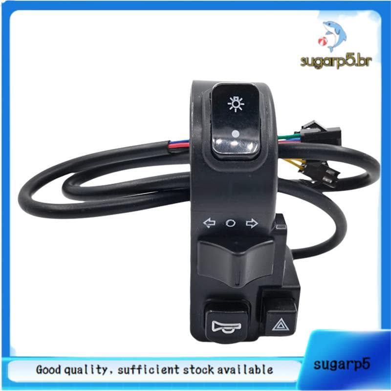 [Pronto] Interruptor De Guiador ATV Para Motocicleta Botão De Engrenagem De Buzina De Acelerador Elétrico Universal Com 