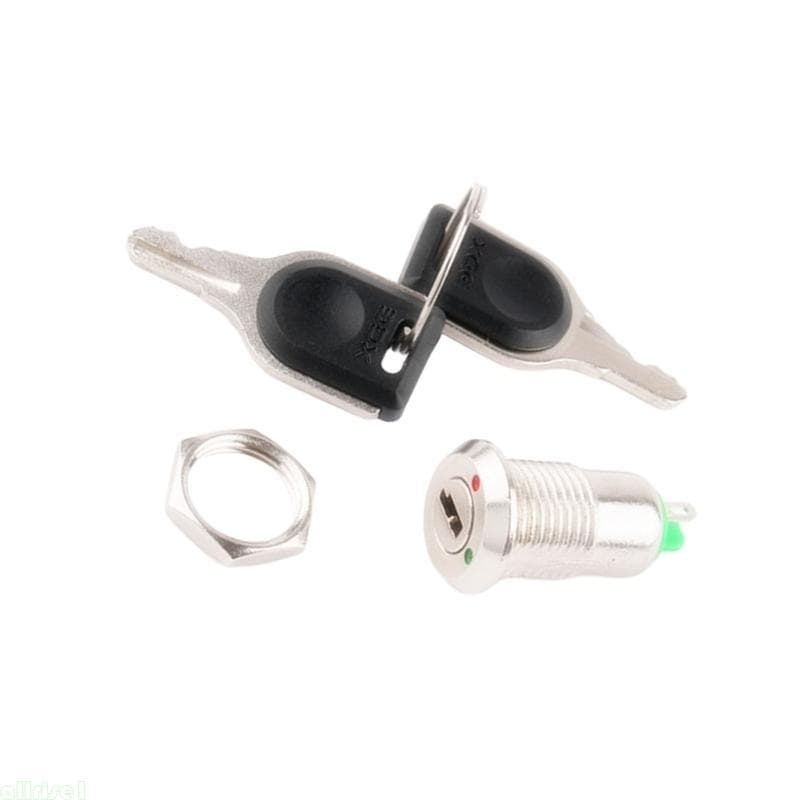 Todos Os Interruptores Elétricos Chave, Instalação 12 Mm, Latão Niquelado P