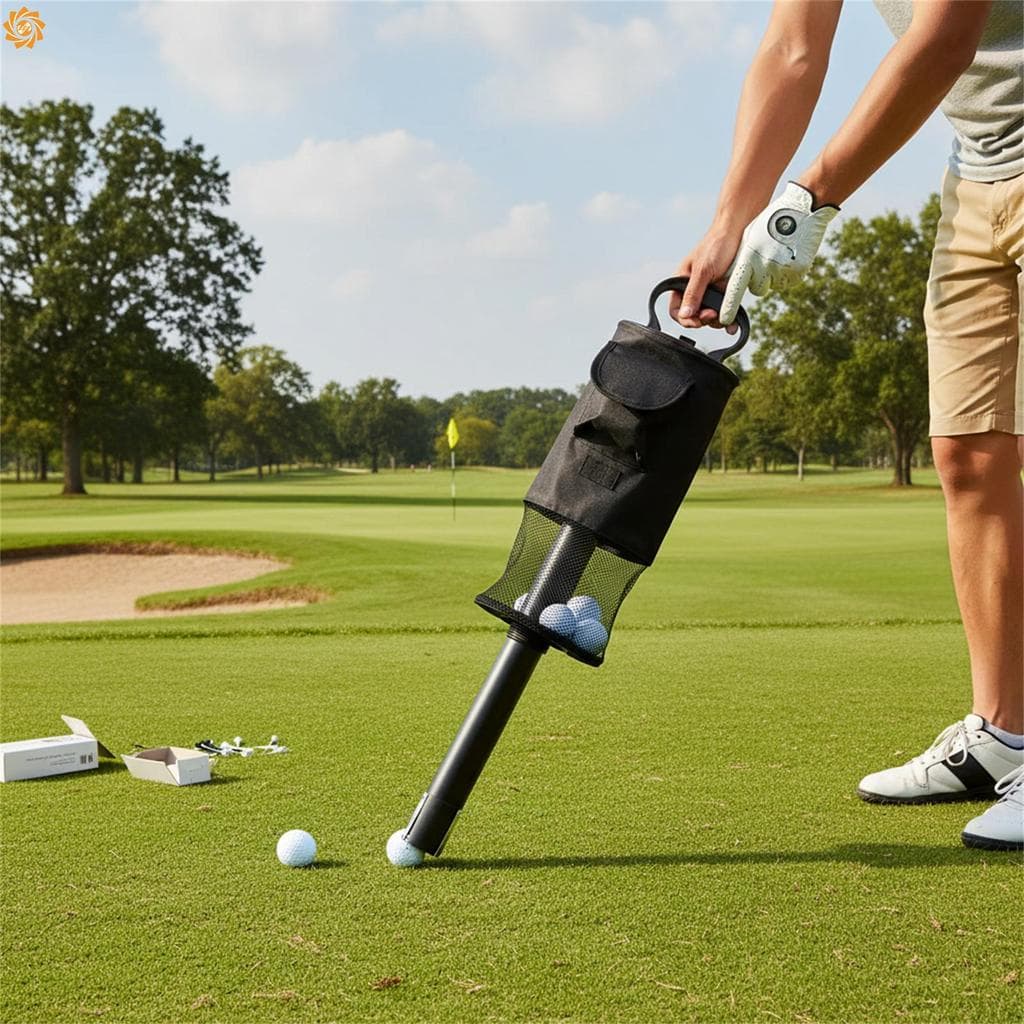 Tubo Selecionador De Bola De Golfe Com Fácil Montagem E Desmontagem Design De Seção Superior Inferior Incluindo Acessóri