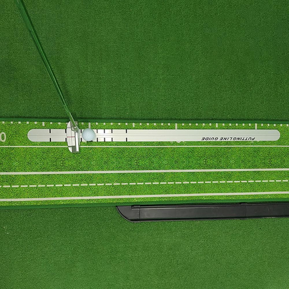 TKEY Golf Putter Régua Colocando Haste Trainer Pista De Ensino Guia Preciso Suprimentos Golfe F2X3