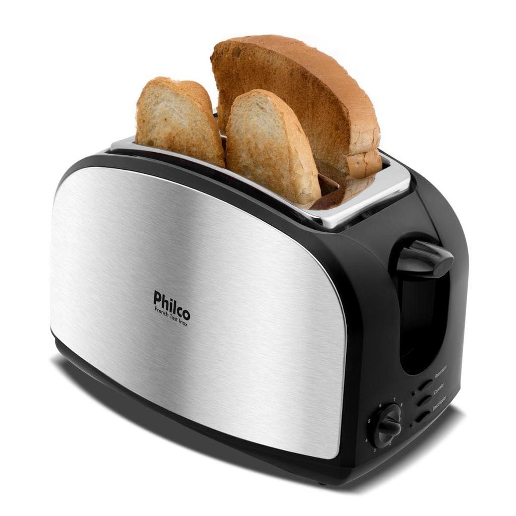Torradeira Philco Inox 3 funções 900W French Toast