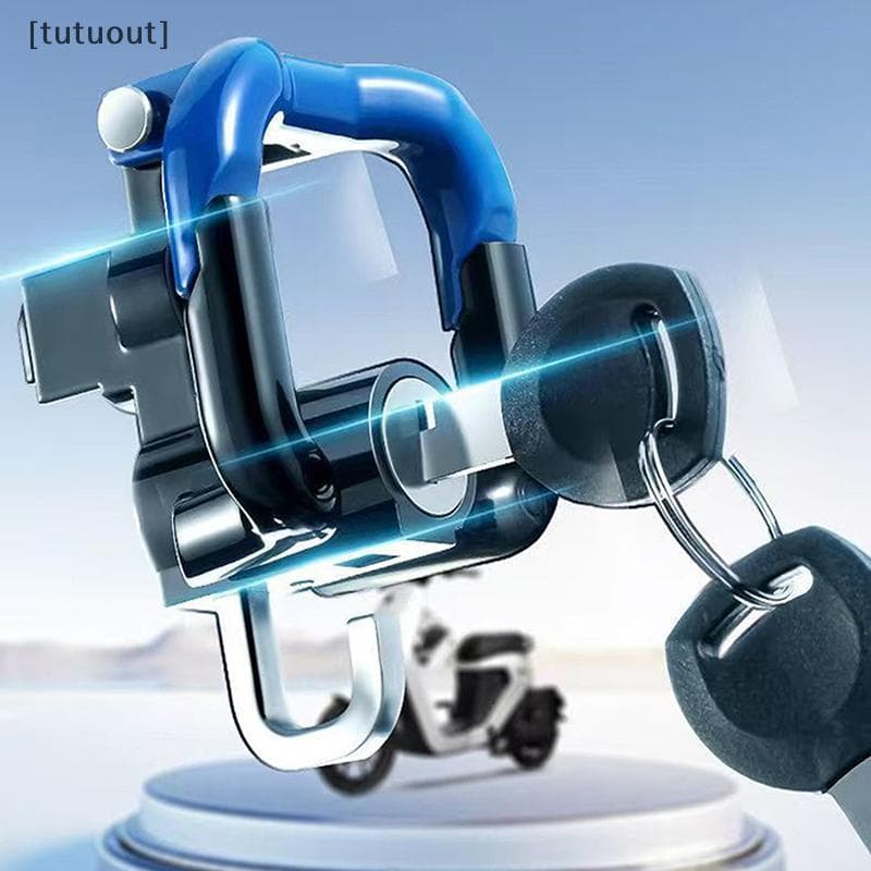 [Tutuut] Capacete De Motocicleta Lo Anti-Roubo Bicicleta Segurança Los Com 2 Chaves E Ferramenta De Instalação Acessório