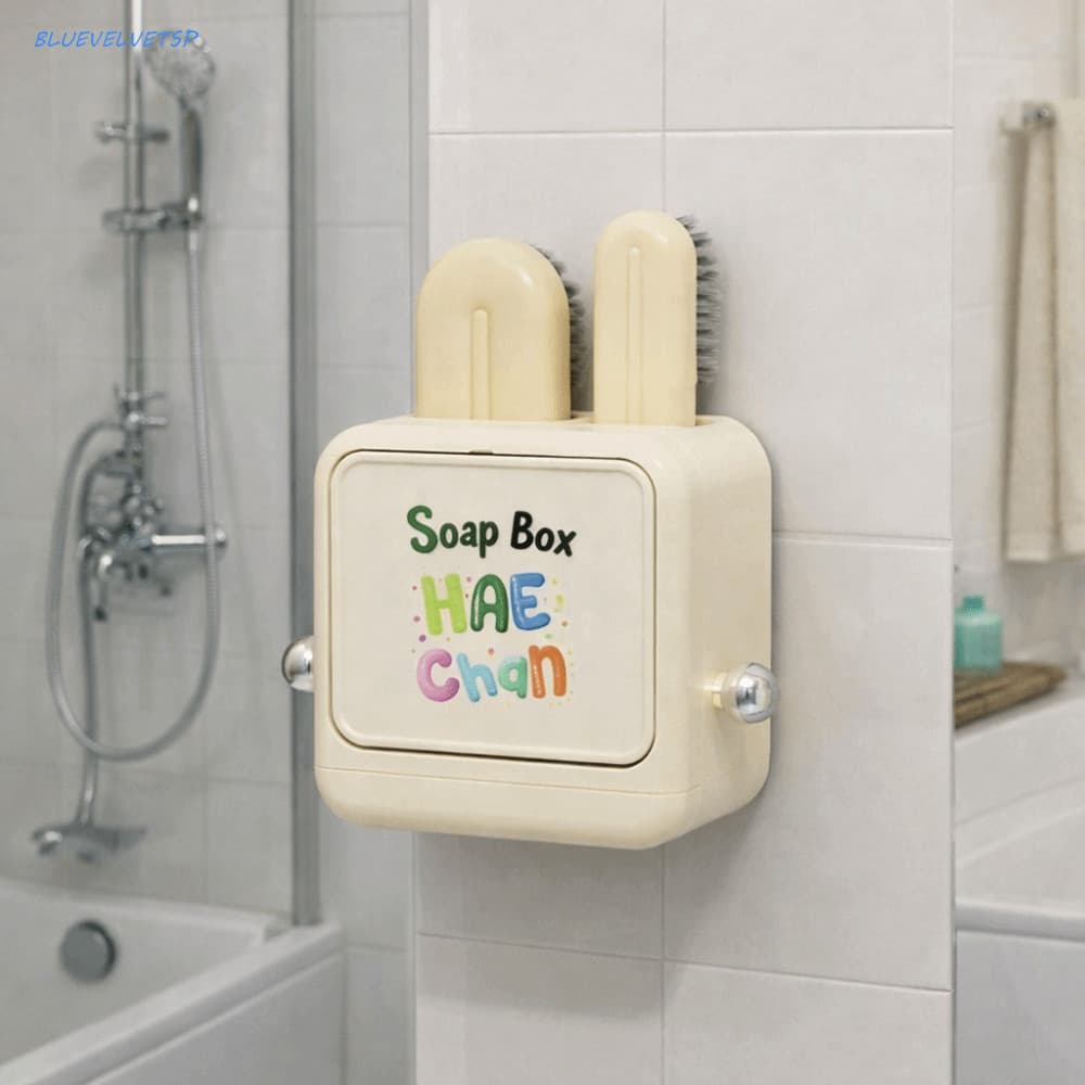 Caixa De Sabonete Para Drenagem BLUEVELVETSP , Conjunto De Escova Roupas E Sapatos 3 Em 1 Que Economiza Espaço , Montada