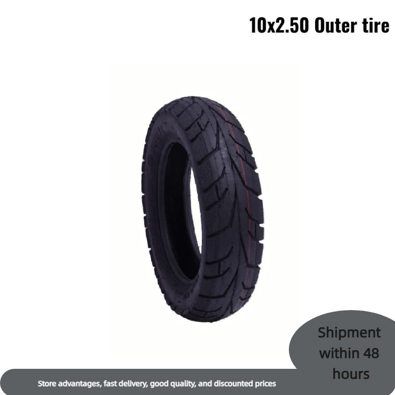 10 Polegada 10x2.50 Pneu Externo 10 * 2.50 Pneumático Para Scooter Elétrica Equilíbrio Unidade Acessórios Da Bicicleta