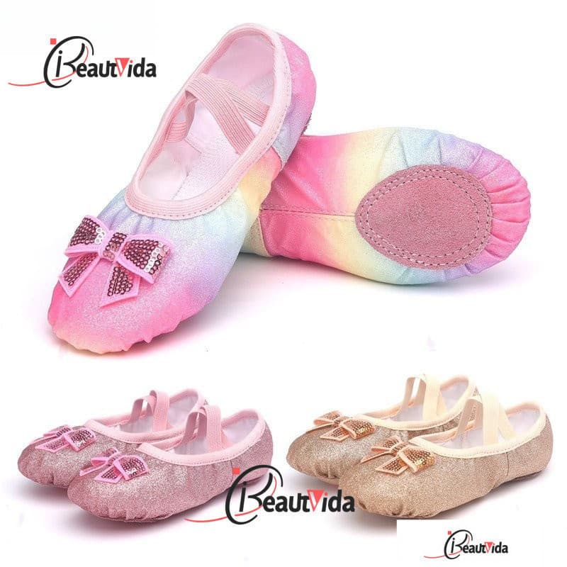 Sapatos Profissionais De Ballet Brilhante