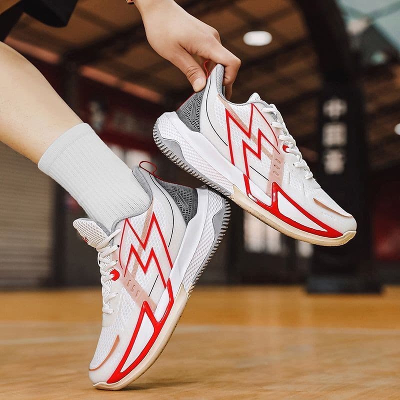 2025 Novo Estilo Tênis De Basquete Masculino Sapatos De Combate real Absorção De Choque Sneake