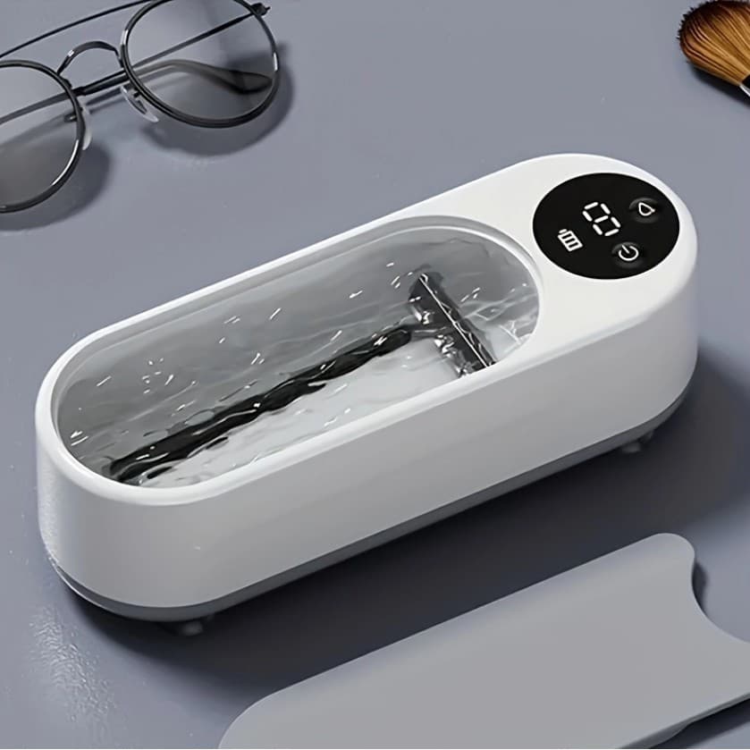Limpador Ultrassônico Joias Óculos Bijuterias E Pincel de Maquiagem USB Recarregável