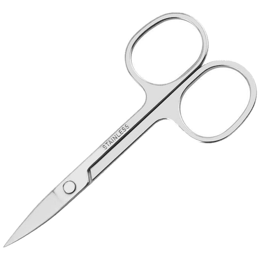 Tesoura para Sobrancelha Profissional Inoxidável Ponta Fina Reta