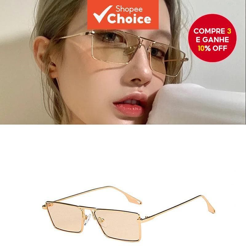 Óculos De Sol Coloridos Para Mulheres E Homens , Moda Retrô Com Proteção UV