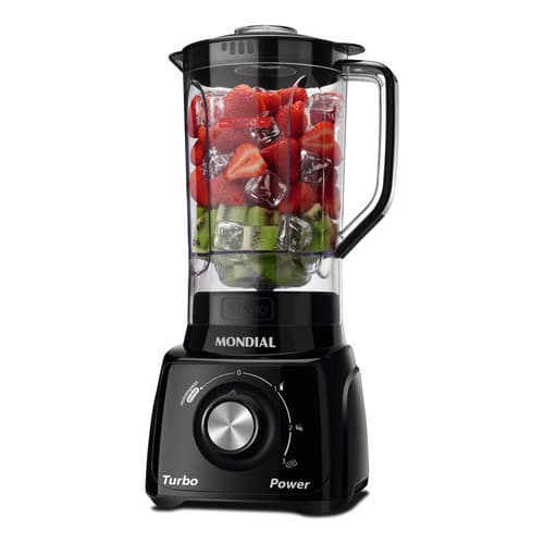 Liquidificador Turbo Power Mondial 550W - L-99 FB Preto 110V