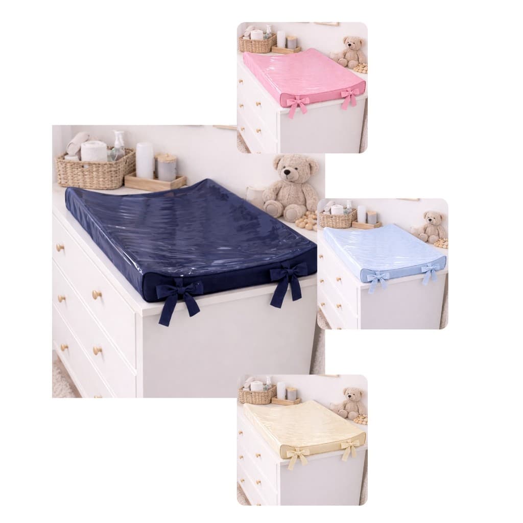 Trocador Bebê Impermeável 55x40x8cm Capa Removível Segurança e Conforto Envio Imediato