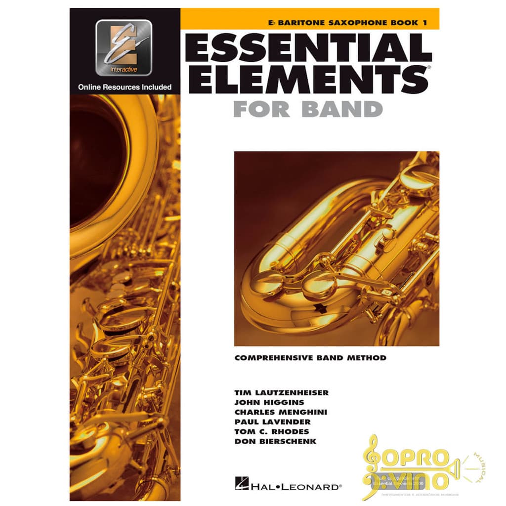 Método Sax Barítono Livro Essential Elements for Band Interactive Book 1 ( Livro 1 )
