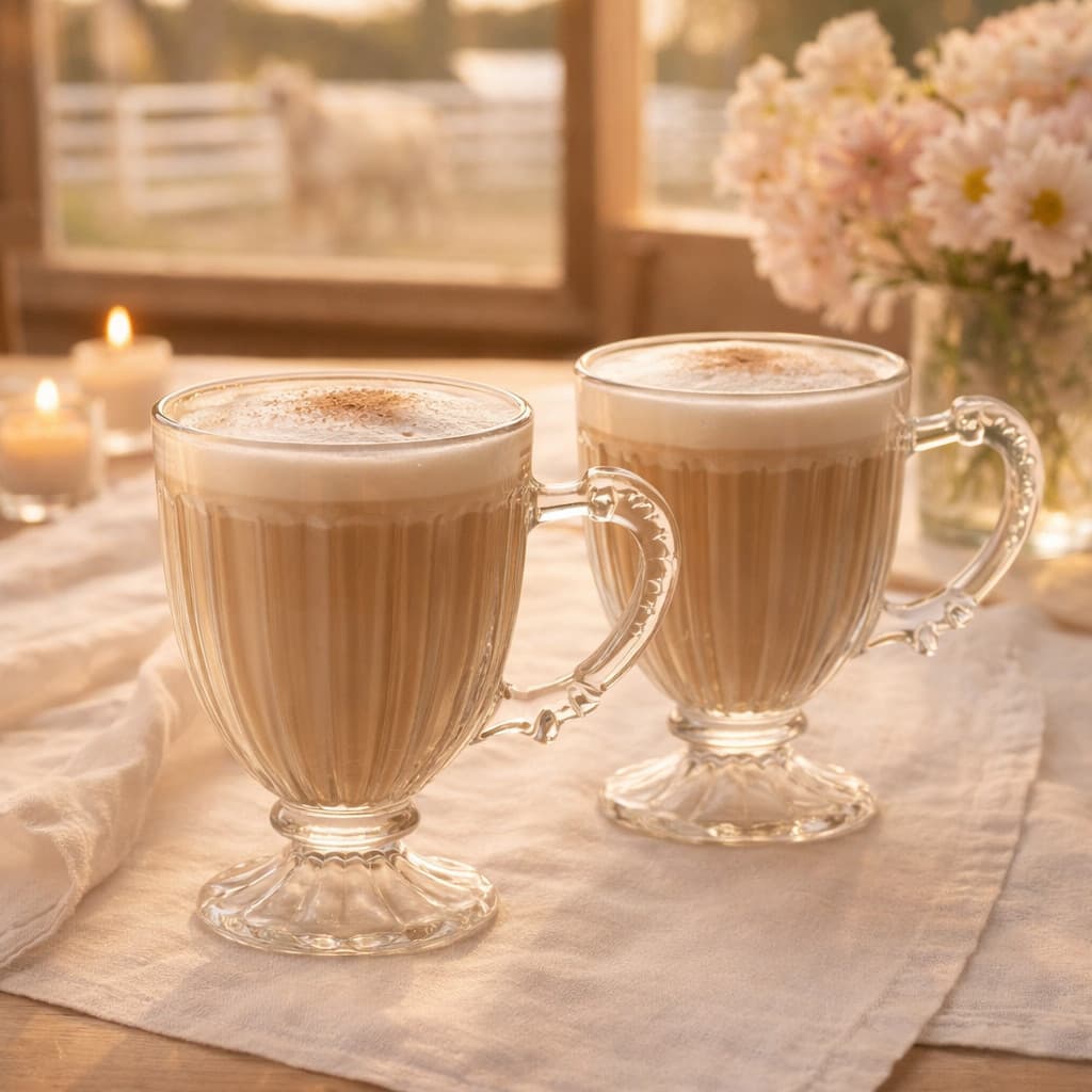 2 Unidades de Xícaras Lyor Renaissance 200ml Trabalhadas Cappuccino