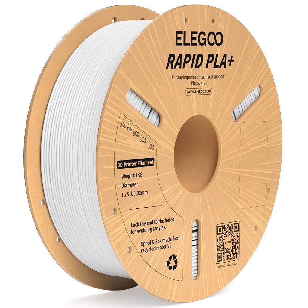 Filamento Elegoo RAPID PLA+ 1.75mm 1Kg Branco