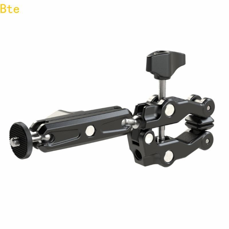 Bte Multifuncional Super Braçadeira Montagem 360 Rotação Dupla Ballhead Clip Suporte Para Microfones Câmera Luz Pr