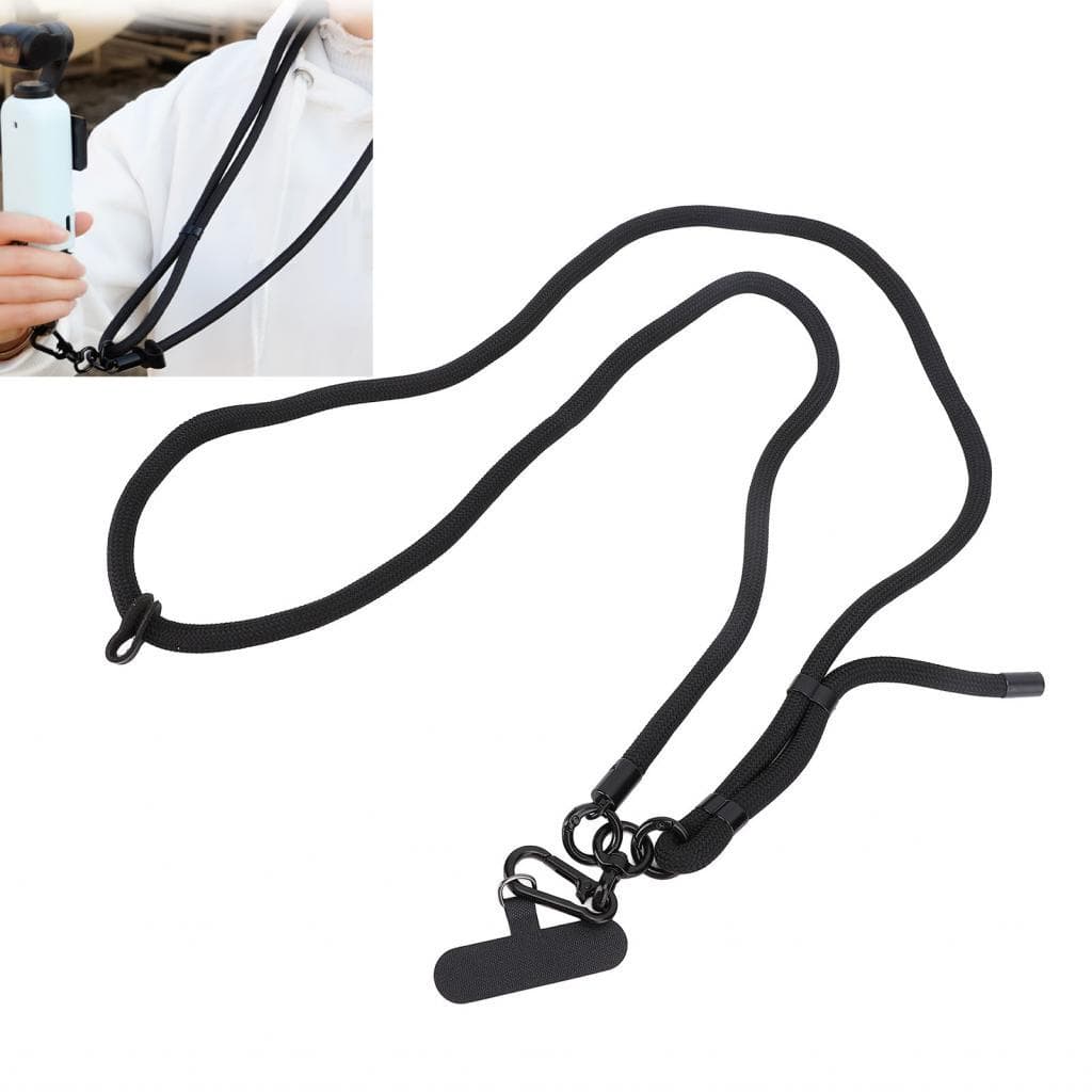 Correia de pescoço para câmera esportiva Rolamento de carga alta seguro de ombro de nylon para câmeras X4