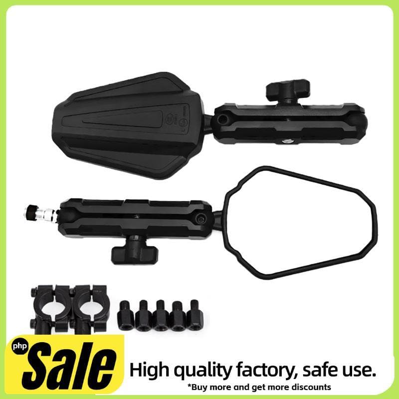 Espelho Retrovisor Dobrável Universal Para Motocicleta , Acessórios De Modificação De Off-Road ,