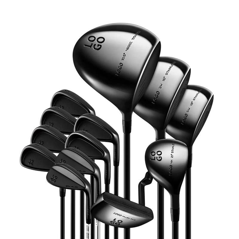 OEM ODM Preto Conjunto Completo De Clubes De Golfe Homens Destros