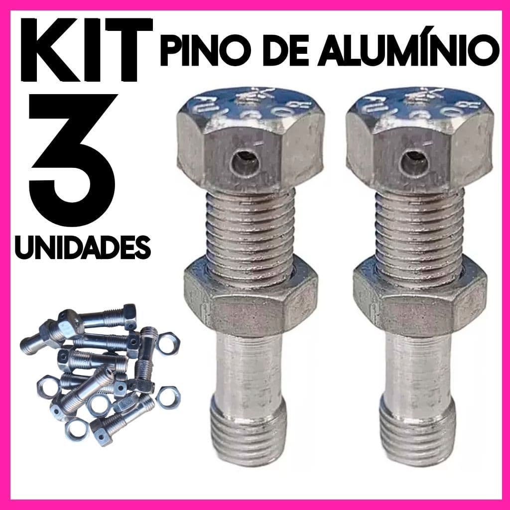 Kit 3 Pinos para Panela de Pressão Universal Alumínio Válvula de Segurança Reposição