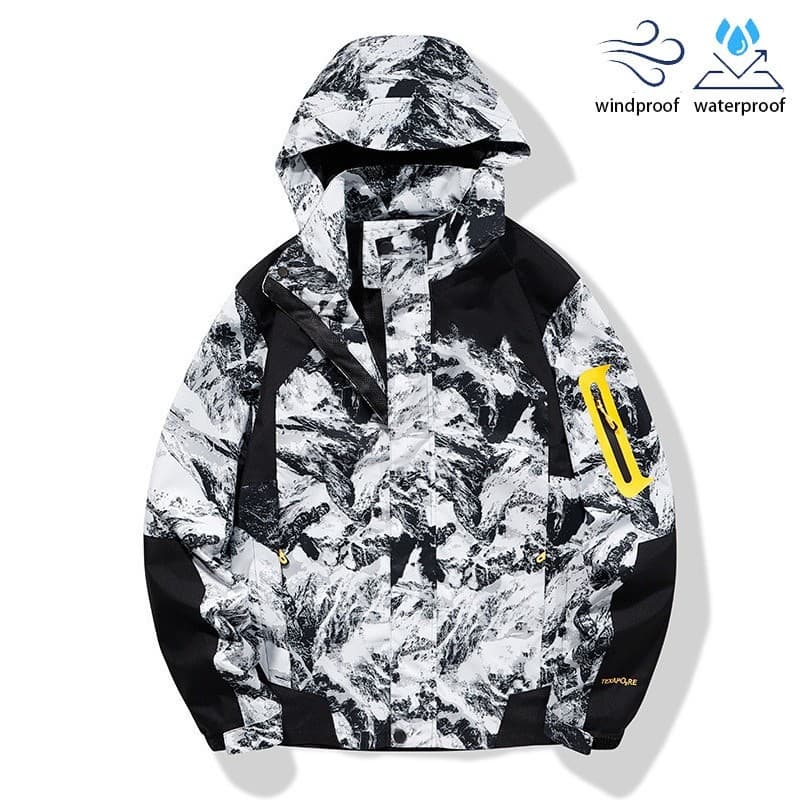 Jaquetas Com Capuz À Prova D'água E De Vento Para Montanhismo Ao Ar Livre , Removíveis De Alta Qualidade Forr