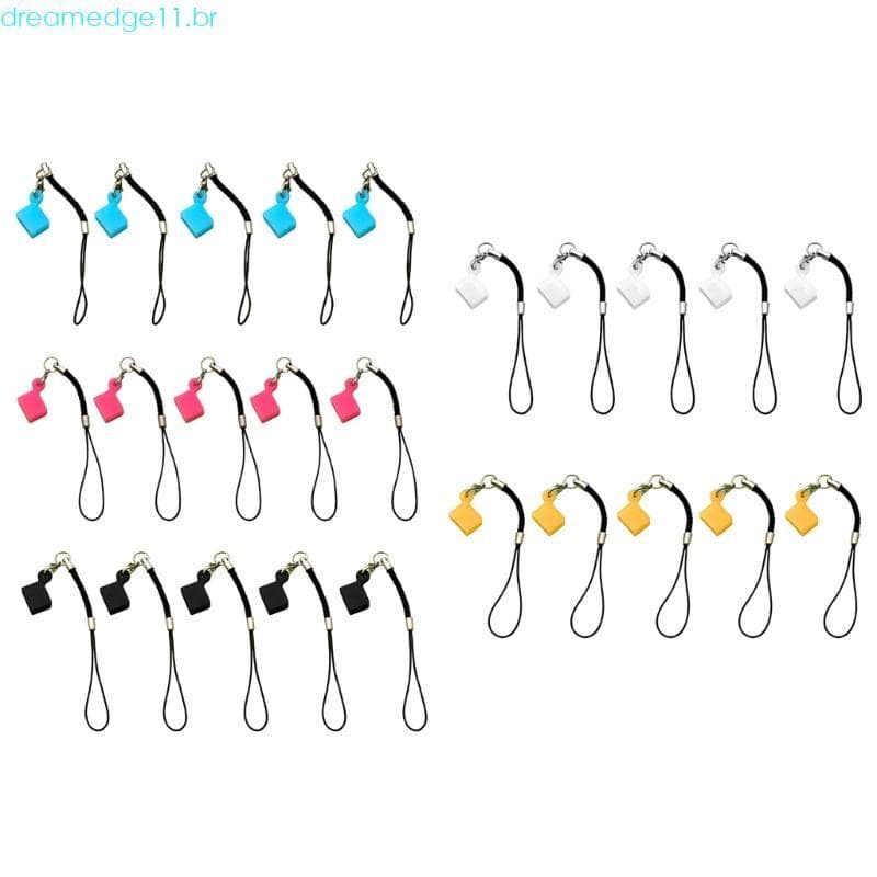 dreamedge11 Capa Silicone Para Memória USB, Fácil Fixar, Cordão, À Prova Poeira, Suporte Unidades Adequ