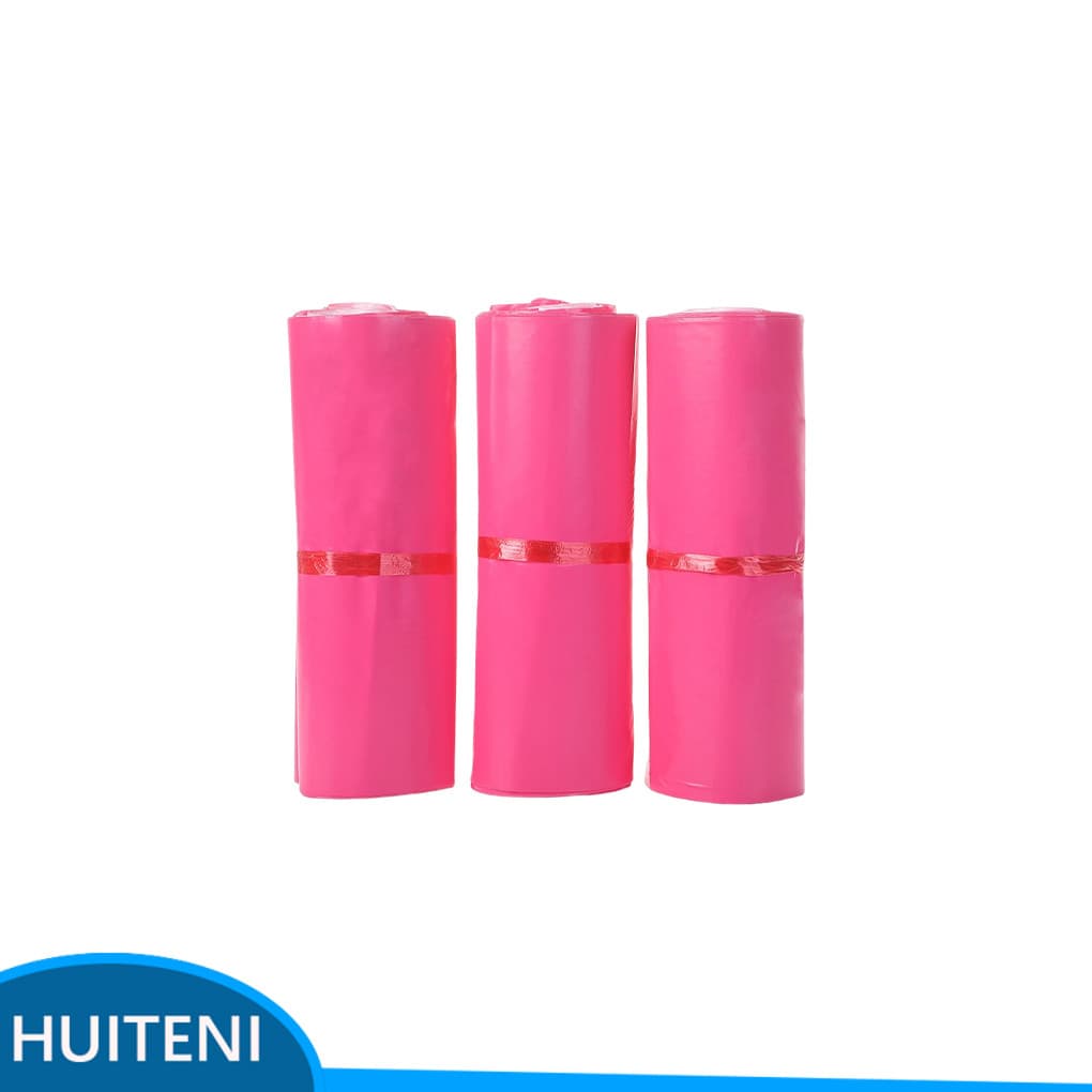 100 Pçs Saco Rosa Vários Sacos Grande Capacidade De Longa Duração Durável À Prova De Quebra Correio Postal Mailer