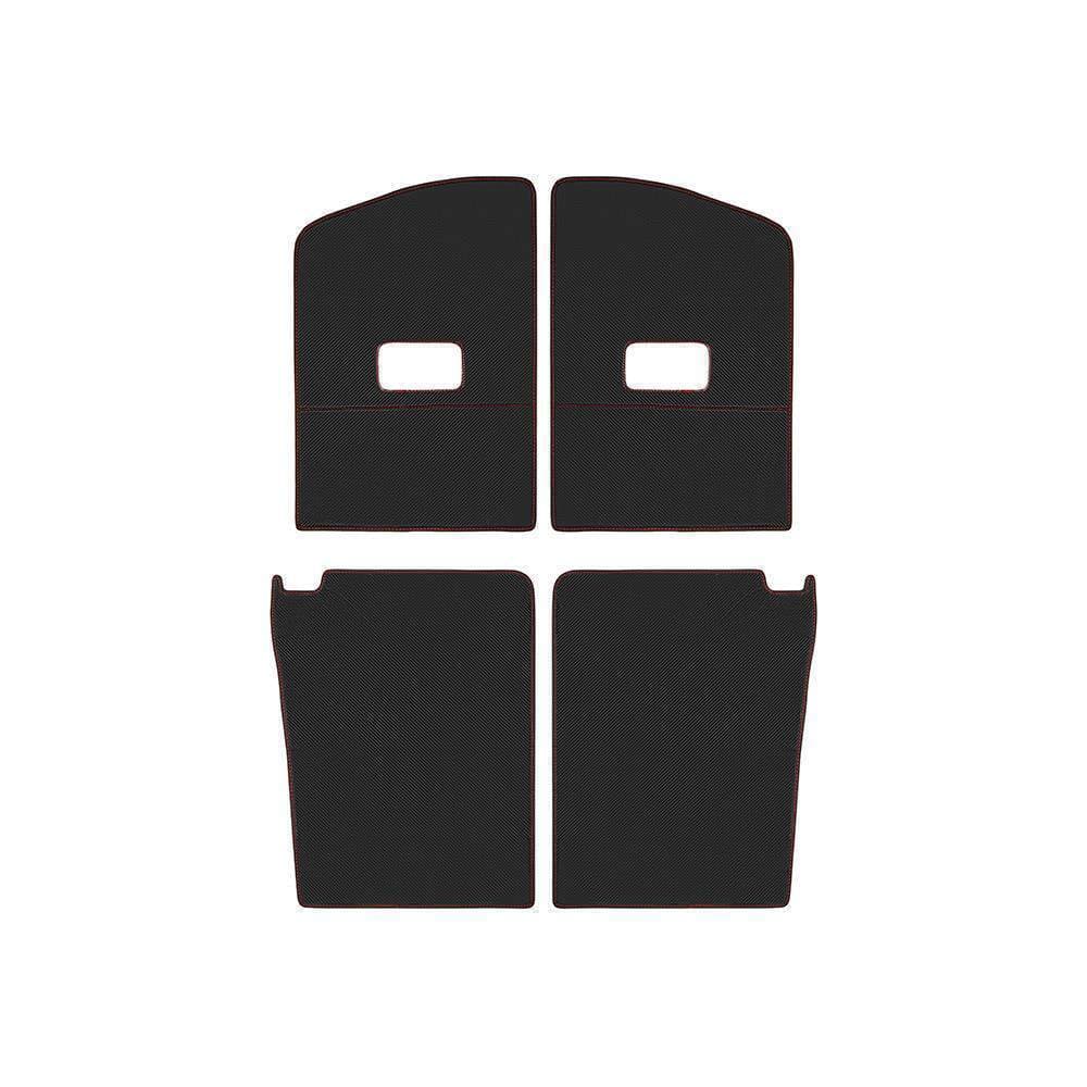 Adequado para 24 tapetes de porta-malas Honda N-BOX, tapetes de caixa traseira, decoração de couro, resistente ao desgas