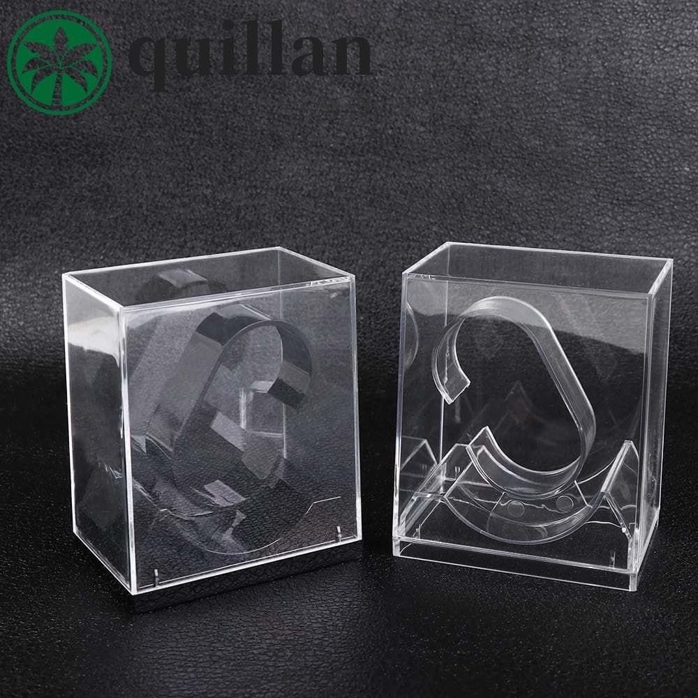 QUILLAN Suporte De Exibição De Relógio , Rack De Plástico , Organizador De Armazenamento De Embalagens De Jóias , Estojo