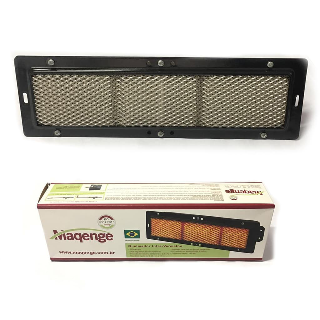 2 Queimadores Infravermelho Maquina de Frango Esmaltado