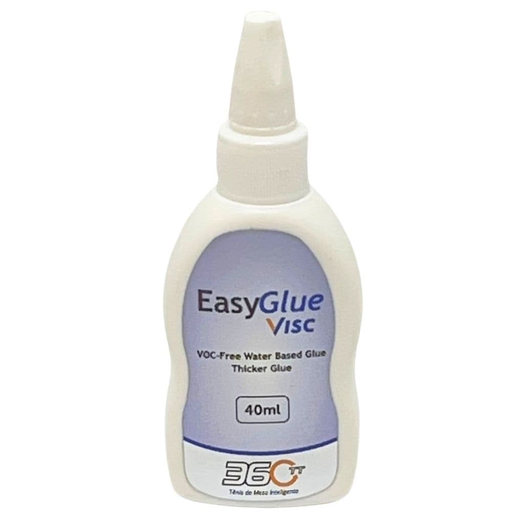 Cola Tênis de Mesa 360TT EasyGlue Visc 40ml Profissional - Alta Viscosidade Sem VOC Aprovada ITTF + Esponja