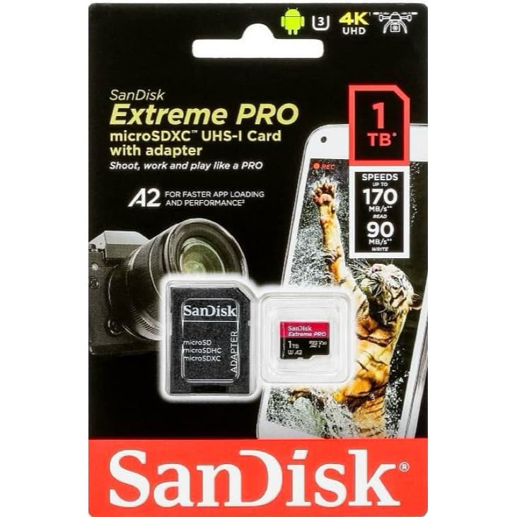 Cartao Memoria Sdxc Extreme Pro Micro Sd 170 mbs Drones Câmeras de Ação