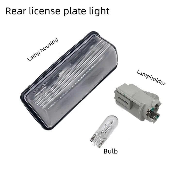 Para NISSAN 2011-2019 TIIDA/ALTIMA Placa De Licença Traseira Lâmpada Soquete Suporte Da Pate Farol Montagem